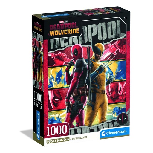 [8005125370504] Puzzle Deadpool Marvel 1000pzs