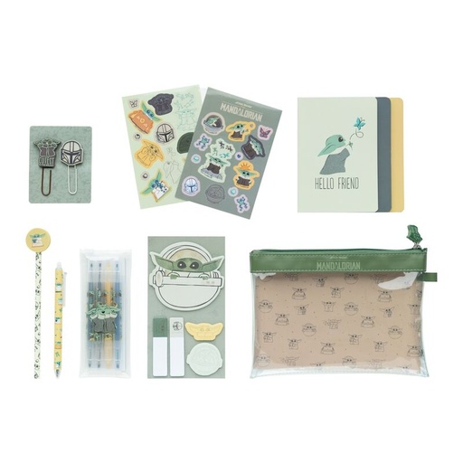 [8435497296391] Set papeleria Grogu The Mandalorian Star Wars