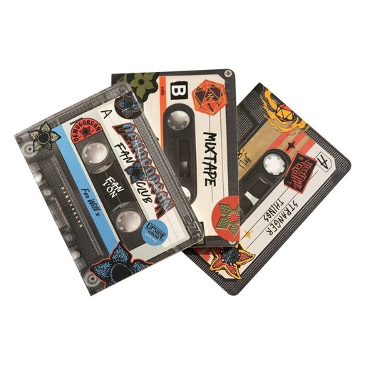[8435497296773] Set 3 cuadernos A6 Walkman Stranger Things