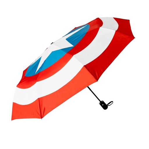 [8435747802334] Paraguas plegable automatico Capitan America Marvel