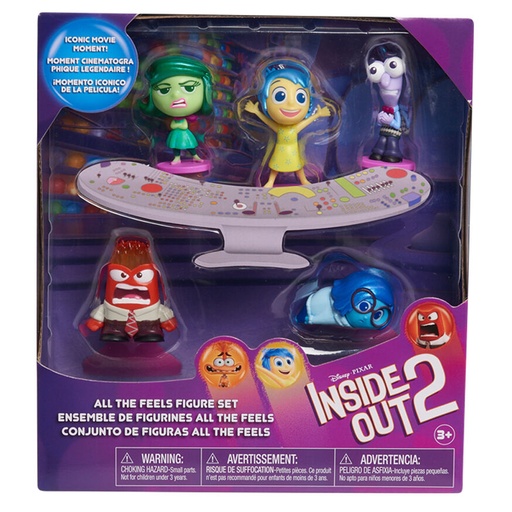 [886144455070] Blister 5 figuras Del Reves 2 Disney Pixar
