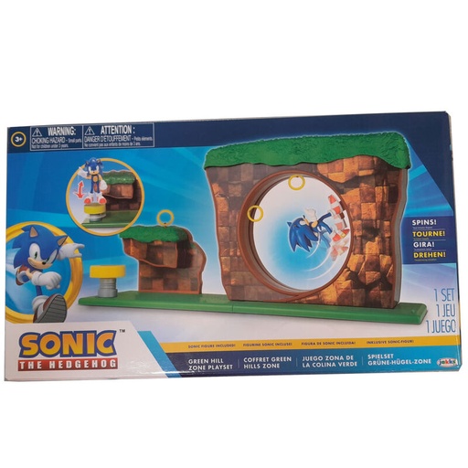 [192995403932] Playset La Colina Verde Sonic The Hedgehog