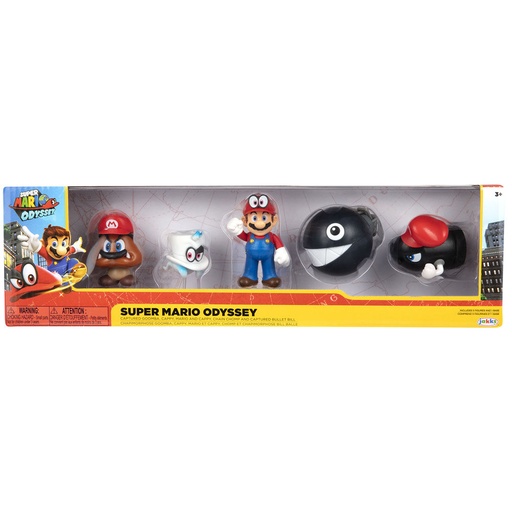 [192995410428] Blister 5 figuras Super Mario Bros 6,5cm