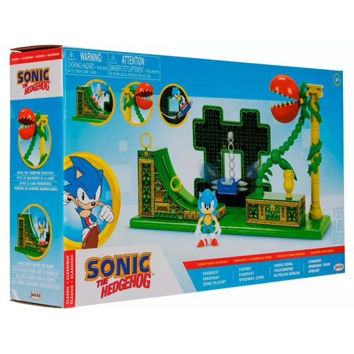 [192995418875] Playset Zona de velocidad Sonic the Hedgehog