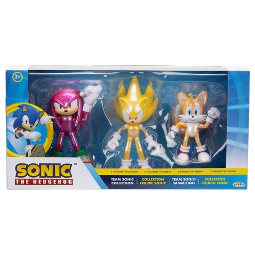 [192995419070] Blister 3 figura Ultimate Team Up Sonic the Hedgehog 10cm