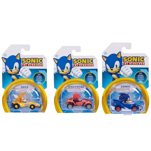 [192995422407] Figura vehiculo serie 6 Sonic the Hedgehog