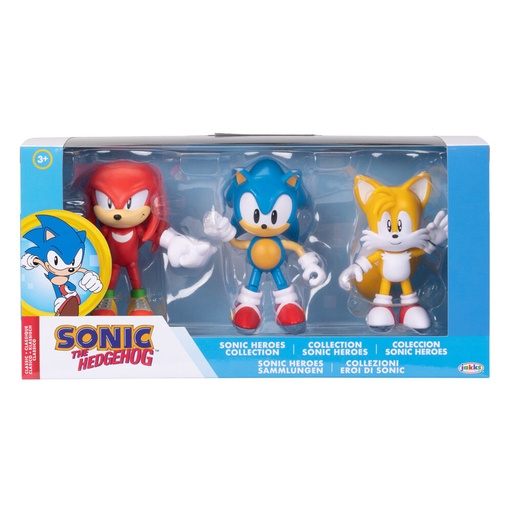 [192995422469] Blister 3 figuras Classic Sonic the Hedgehog 10cm