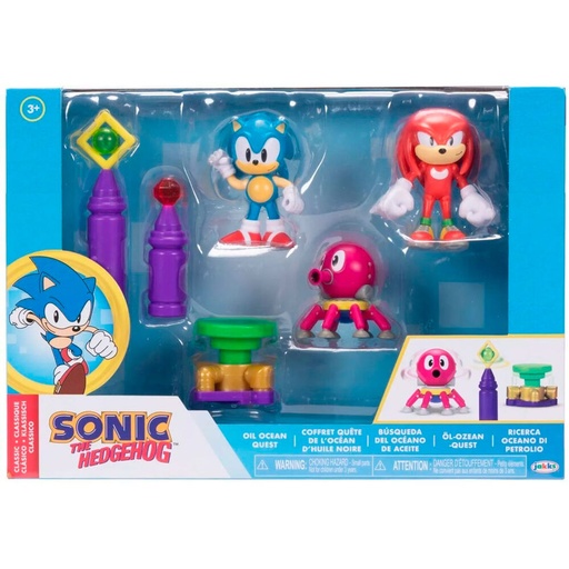 [192995423268] Blister diorama Oil Ocean Sonic the Hedgehog 6cm