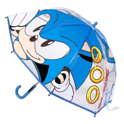 [18445484285168] Paraguas manual burbuja Sonic The Hedgehog 45cm