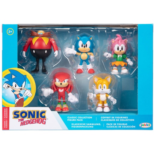 [192995414525] Blister 5 figuras Sonic The Hedgehog  6cm