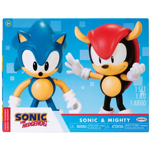 [192995415560] Set figuras Sonic & Mighty Sonic The Hedgehog 10cm