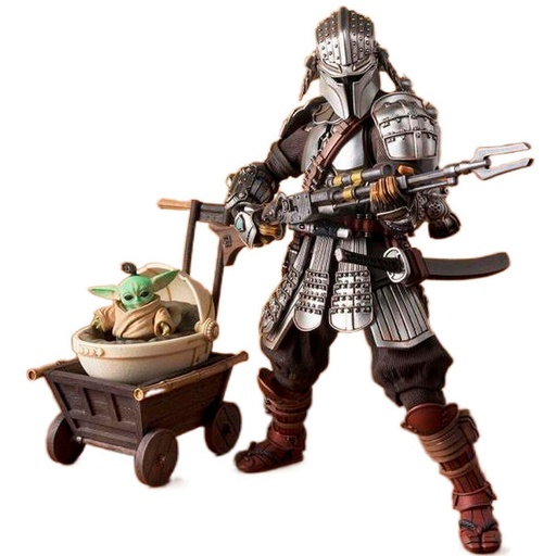 [4573102620934] Figura Ronin Mandalorian Beskar Armor & Grogu Star Wars 18cm