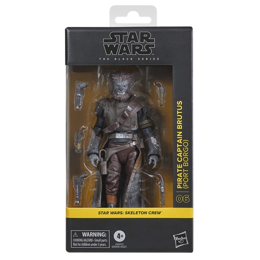 [5010996274953] Figura Pirate Captain Brutus Port Borgo Skeleton Crew Star Wars 15cm