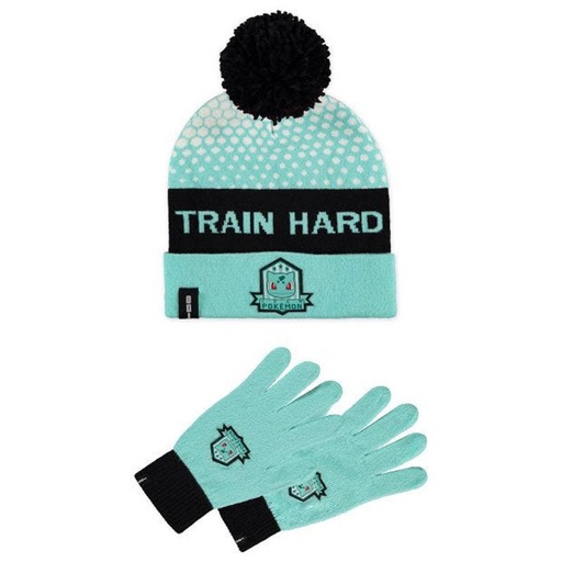 [8718526153712] Set gorro y guantes Bulbasaur Pokemon