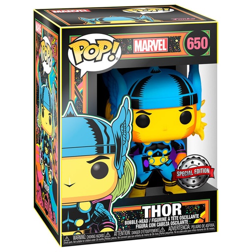 [889698488471] Figura POP Marvel Thor Black Light Exclusive