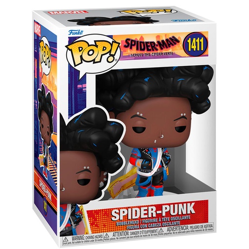[889698826495] Figura POP Marvel Spiderman Across the Spider-Verse Spider-Punk