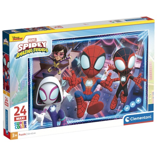 [8005125285273] Puzzle Maxi Spidey Amazing Friends Marvel 24pzs