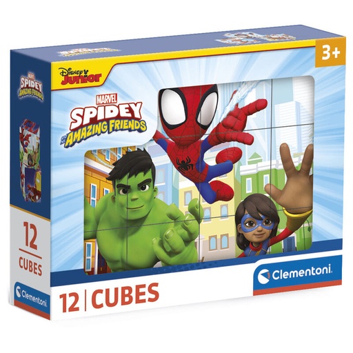 [8005125411986] Puzzle cubo Spidey and His Amazing Friends Marvel 12pzs